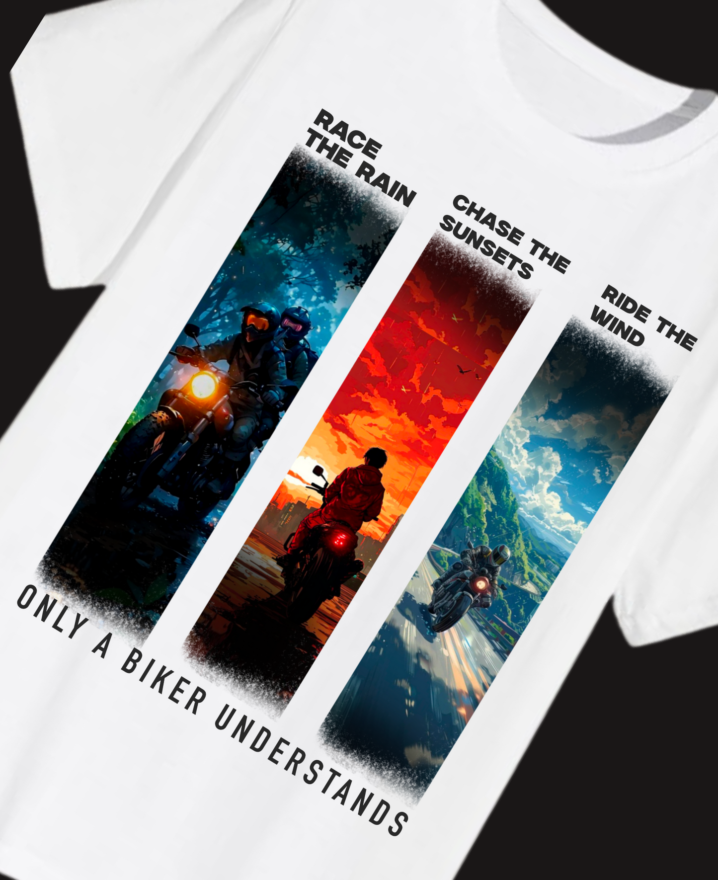 Wind, Rain, Sunset - Premium T-shirt