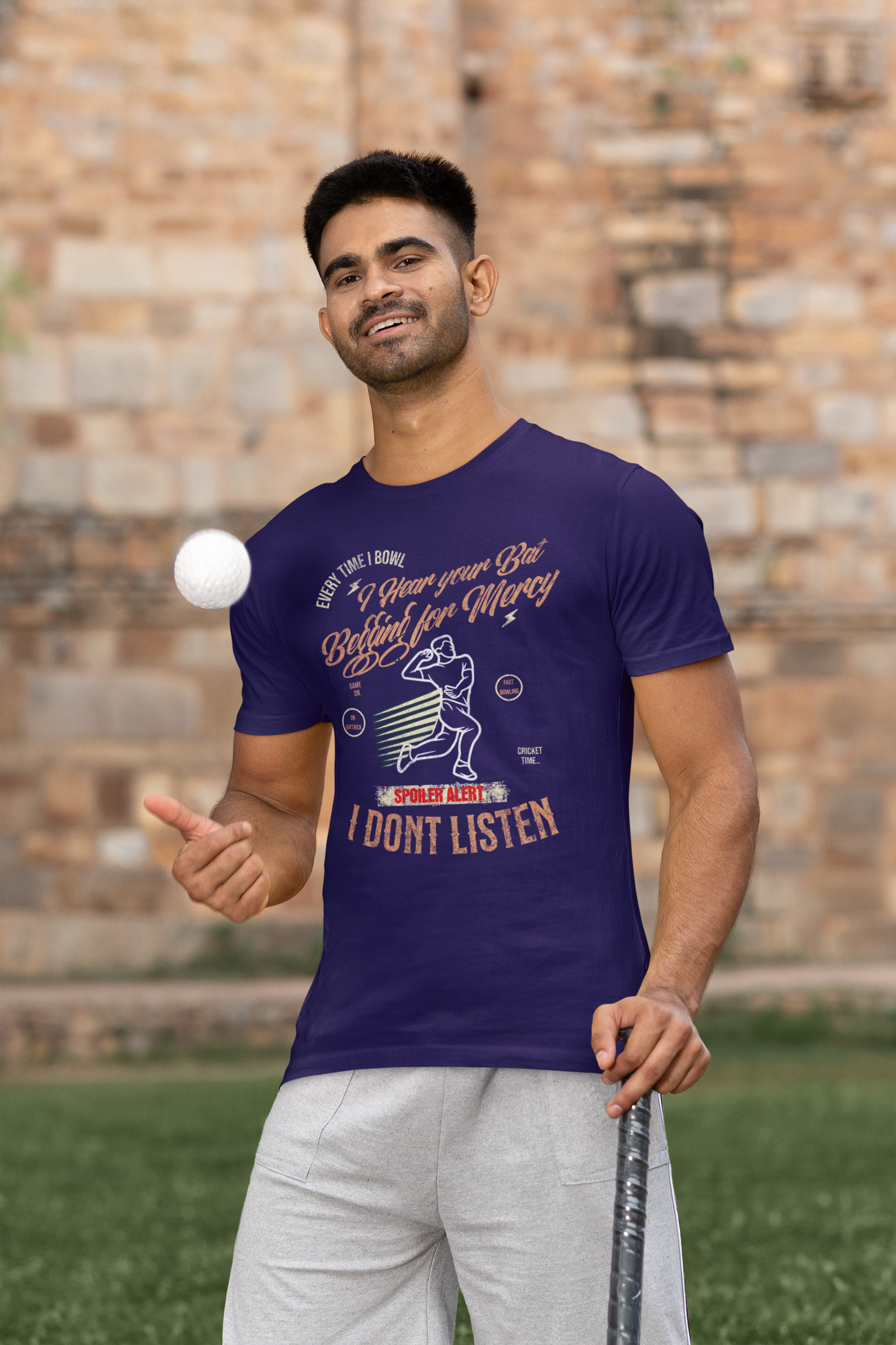 No Mercy Cricket Roundneck T-Shirt
