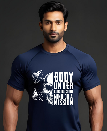 Body Under Construction | Premium Unisex Round-Neck Tee