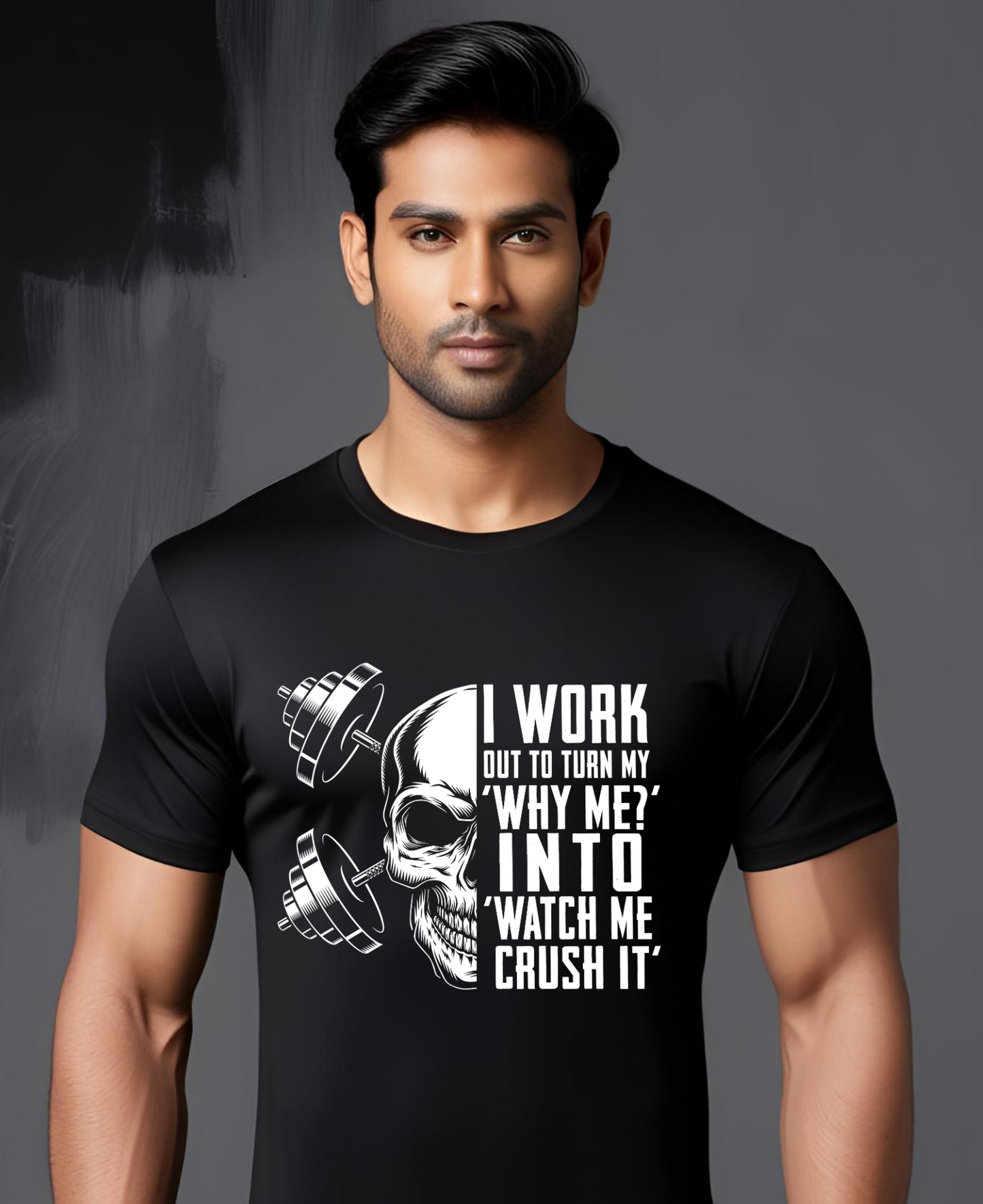Watch Me Crush It in Gym | Fitness Unisex Round-Neck Tee