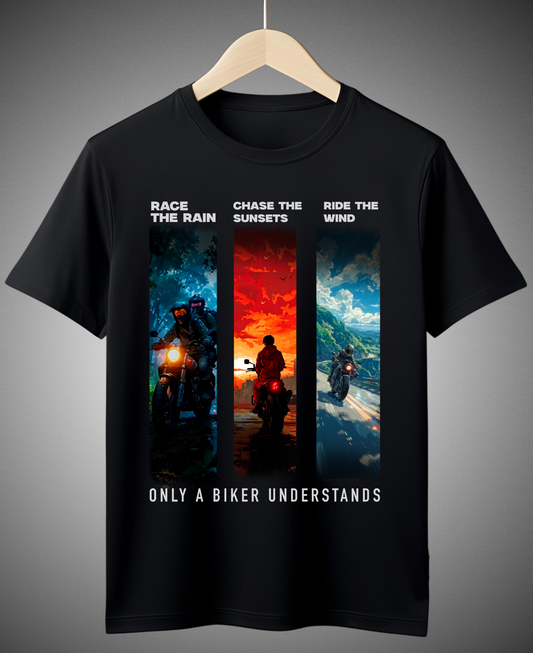 Wind, Rain, Sunset - Premium T-shirt