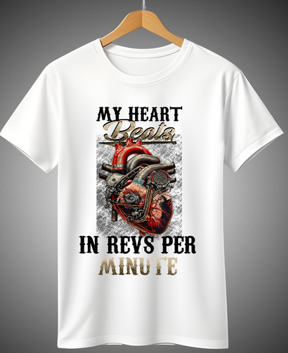 Biker Heartbeat - Premium T-shirt