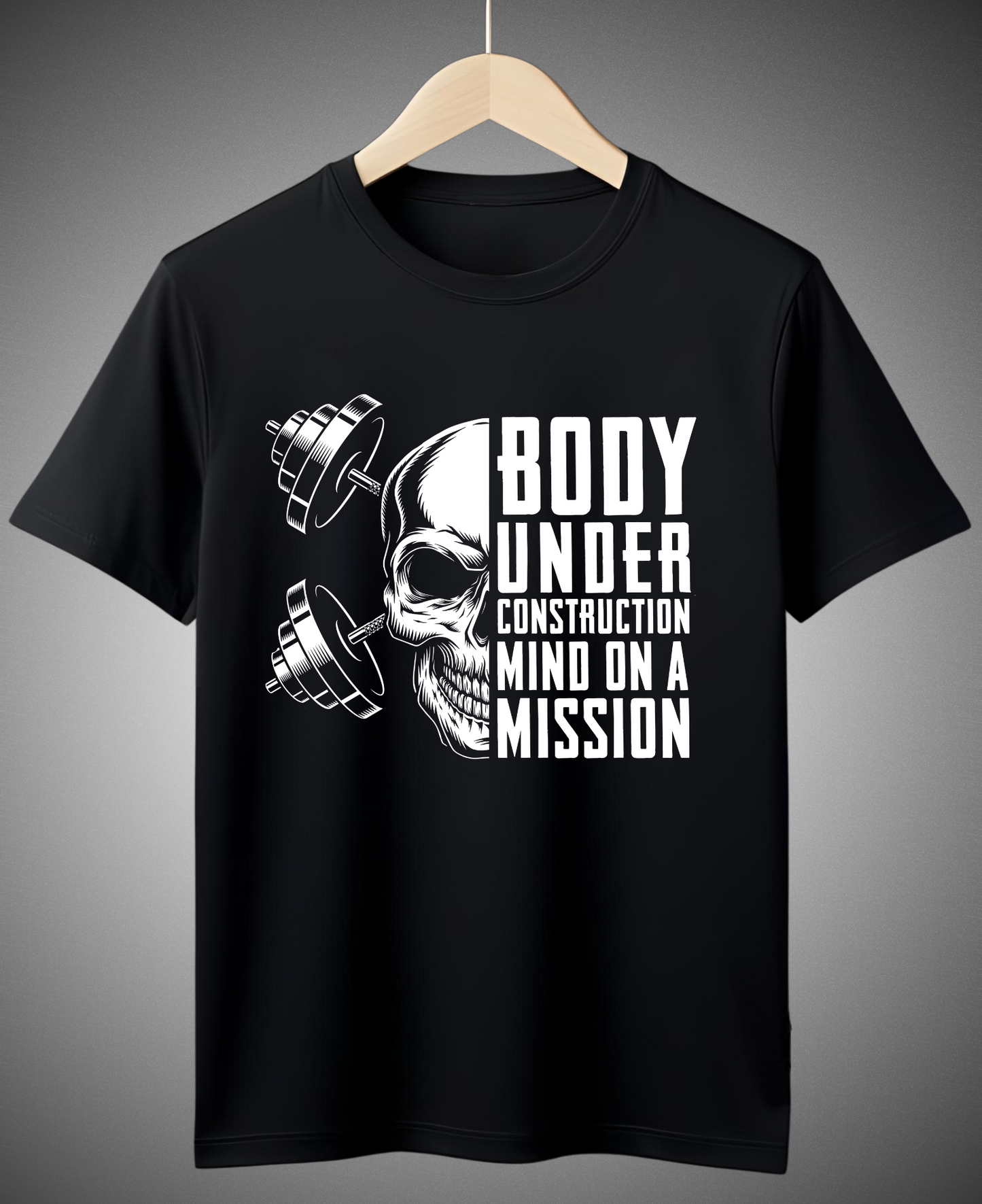 Body Under Construction | Premium Unisex Round-Neck Tee