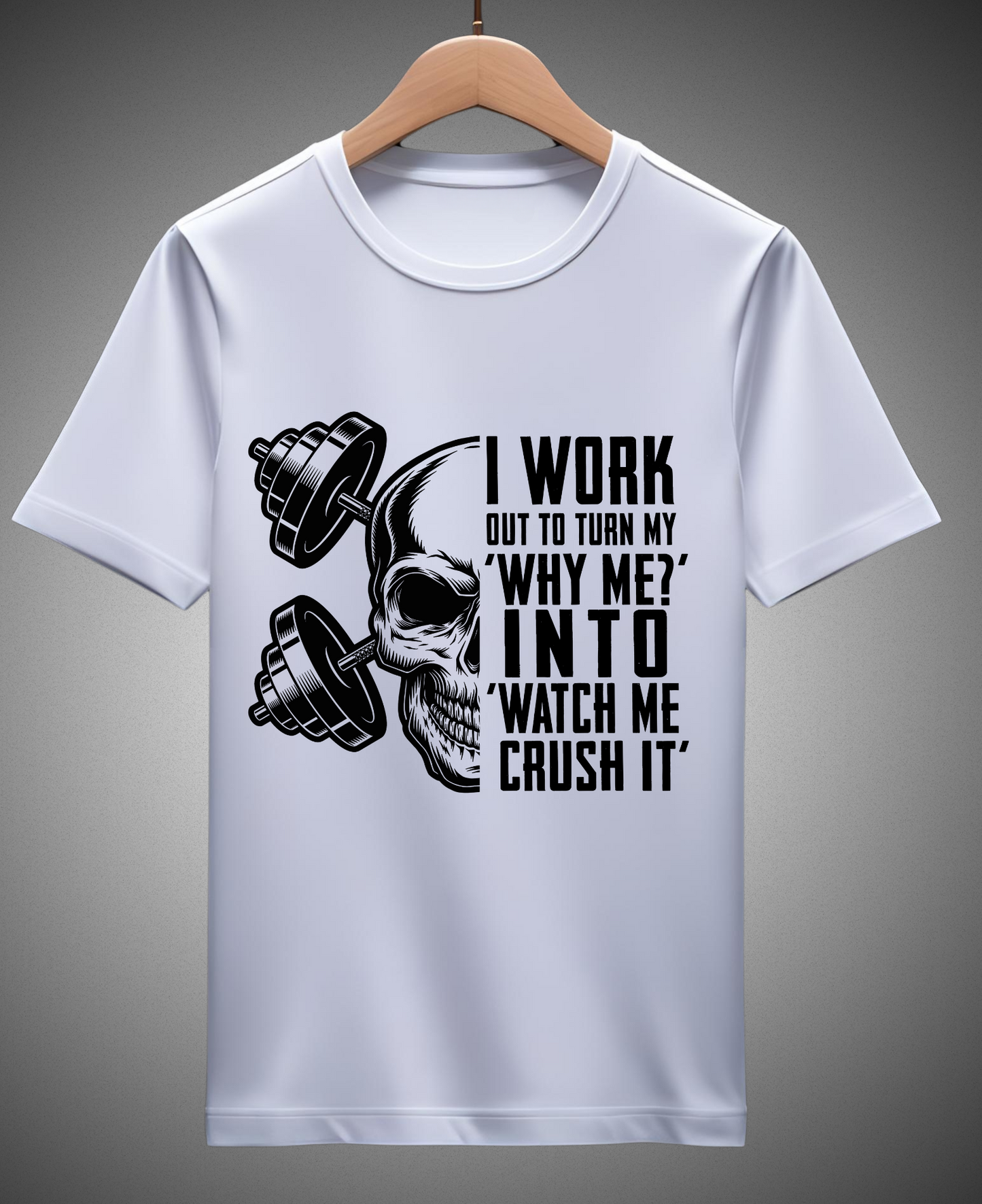 Watch Me Crush It in Gym | Fitness Unisex Round-Neck Tee