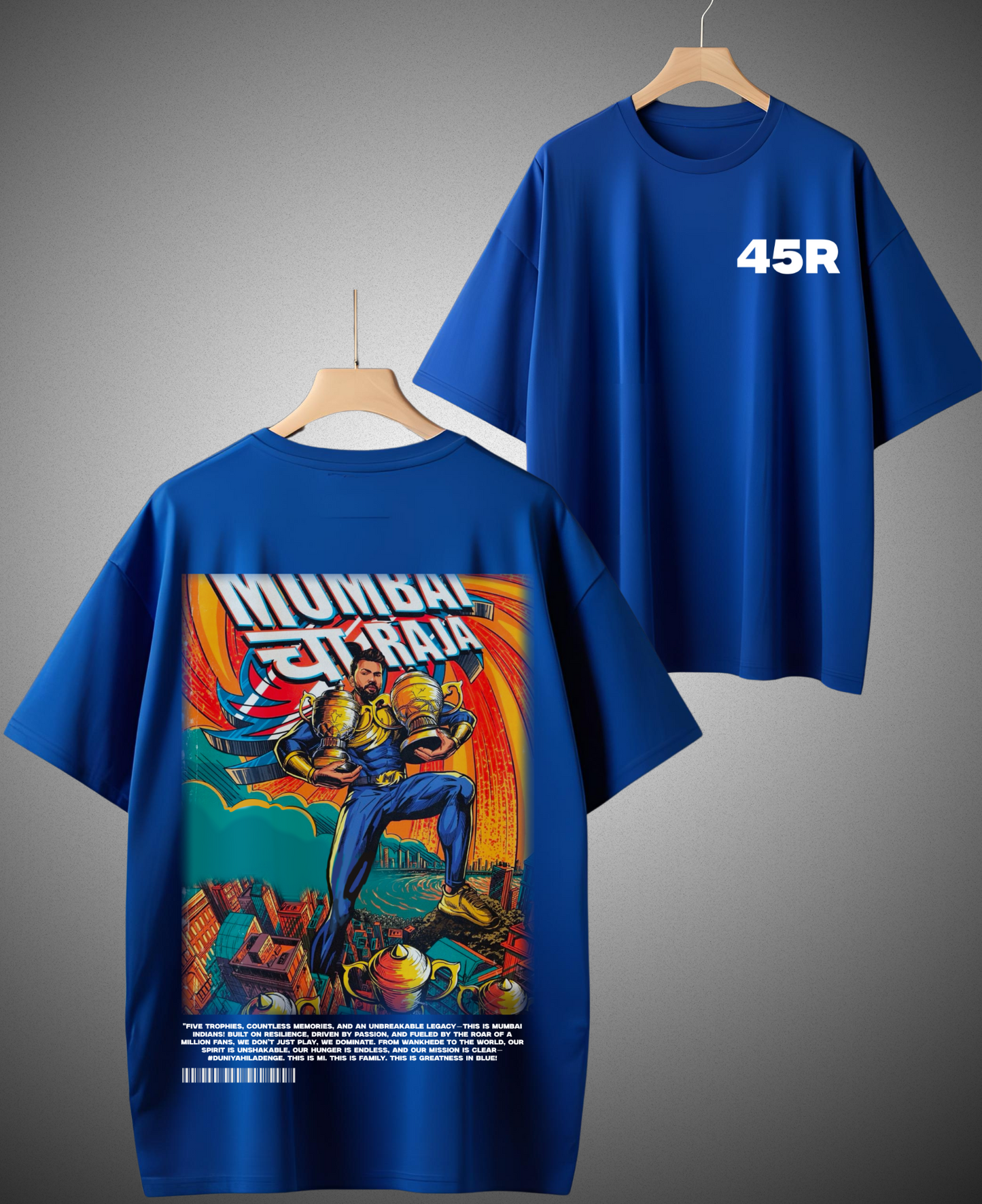 The King of Mumbai – चा Raja - Oversized Tee